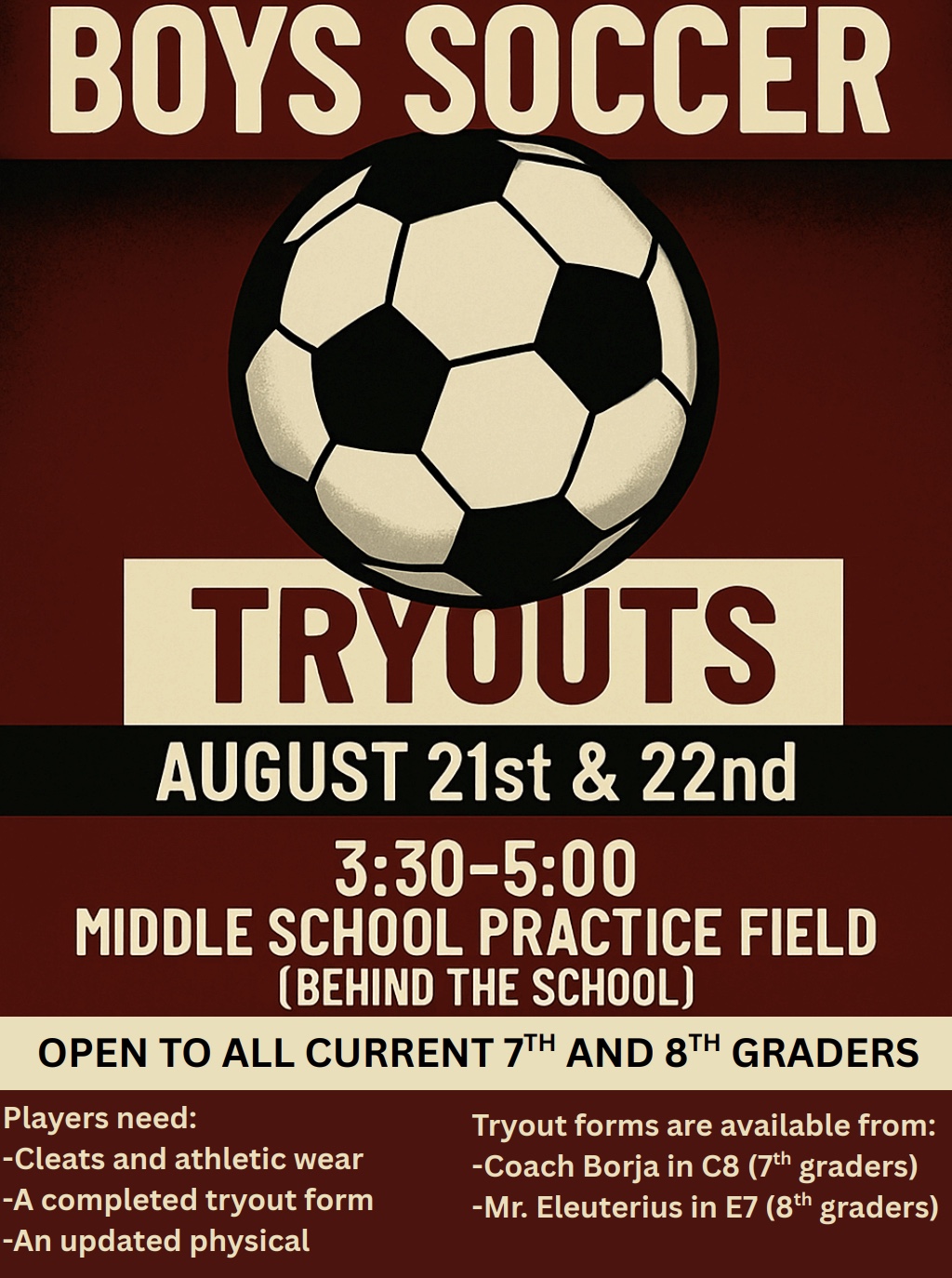 soccer Tryouts